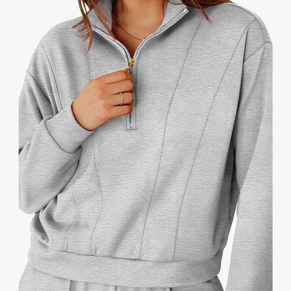 Women's Gray Jumpsuit - Picture 2 of 3